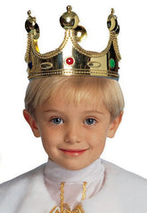 Nessiworld Plastic King Crown Gold Color Child Size